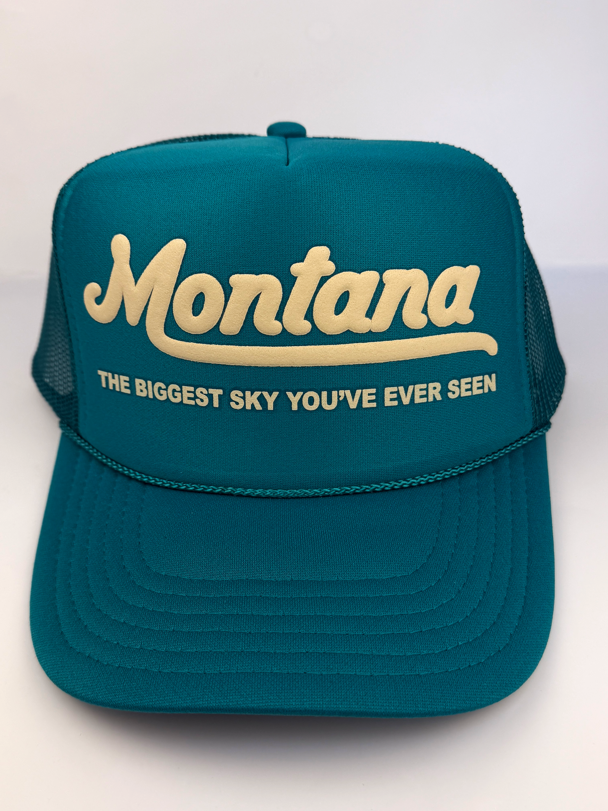 The Biggest Sky You've Ever Seen Adult Trucker Hat: Jade